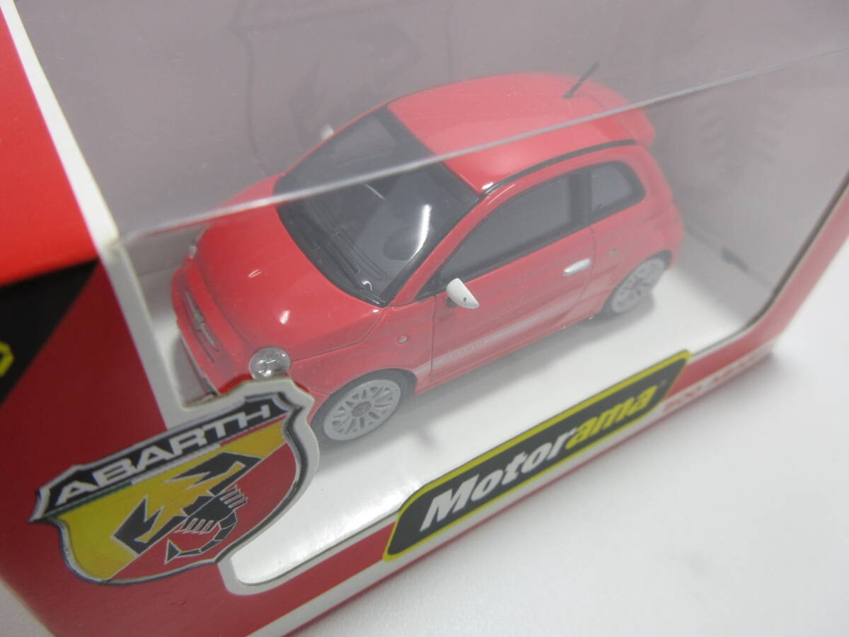 FIAT Abarth 500 Red 1 43 Scale Color Sample Minicar Dealer Promo Rare