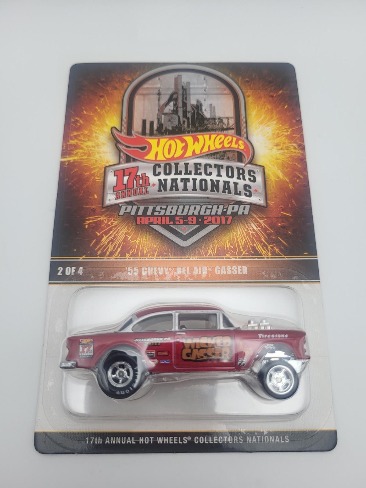 Hot Wheels 17th Annual Nationals 55 Chevy Bel Air Gasser #2665/2800