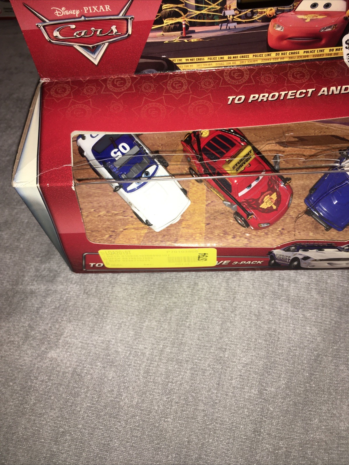 Disney Pixar Cars To Protect And Serve 3-pack 2014 Mattel!!!