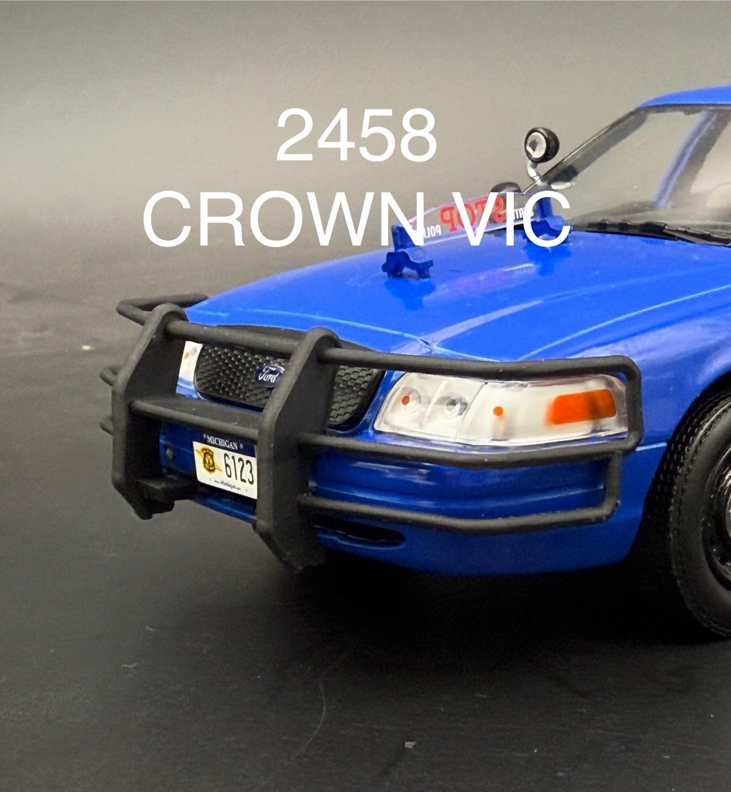 1/24 25 Go Rhino Wrap Around Push Bumper Pushbar Motormax Greenlight Crown Vic