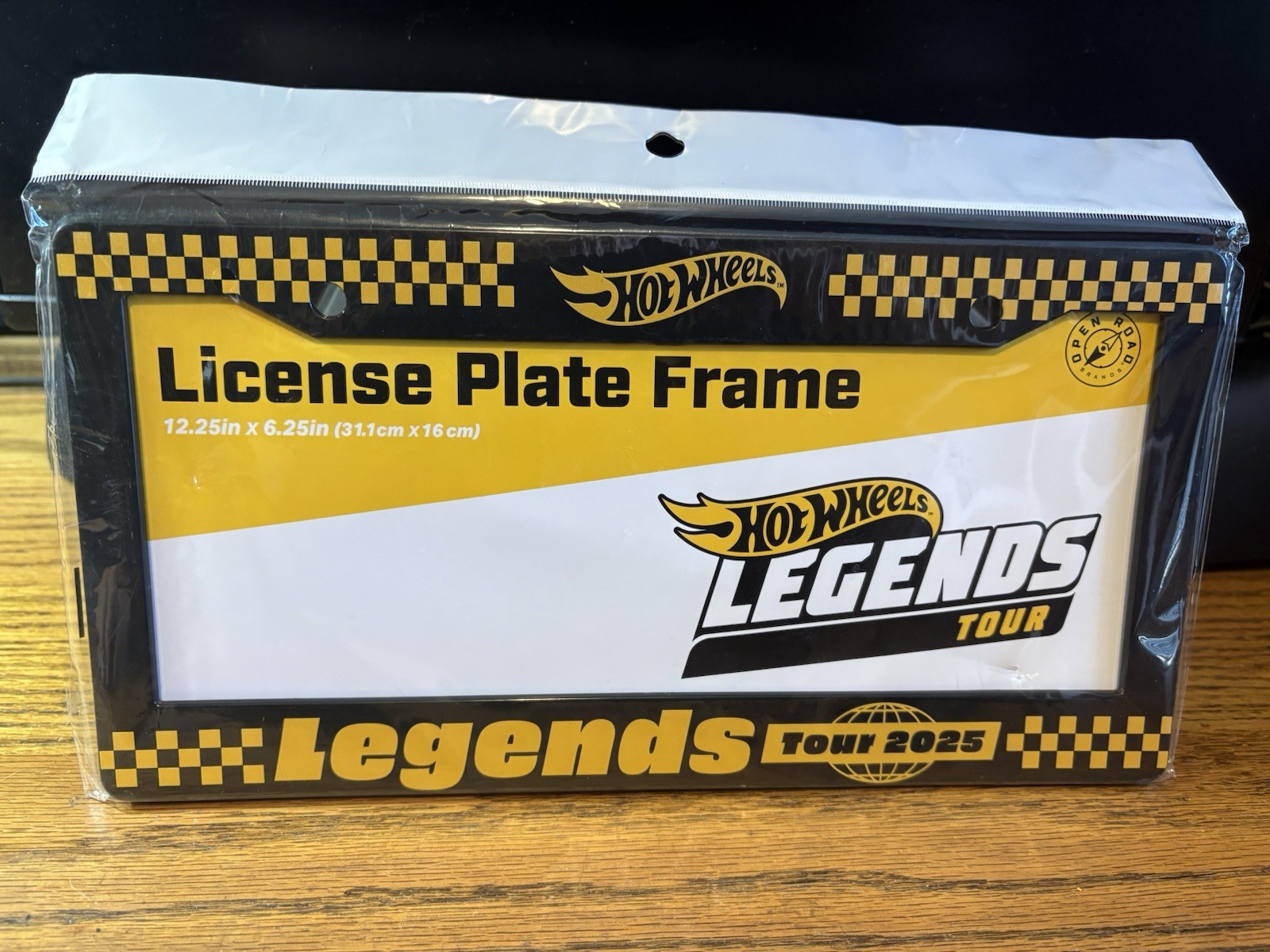 CUSTOM HOT WHEELS 3D Deluxe LASER PRINTED Plastic Box Sign 12×3”+HW LEGENDS FRAM