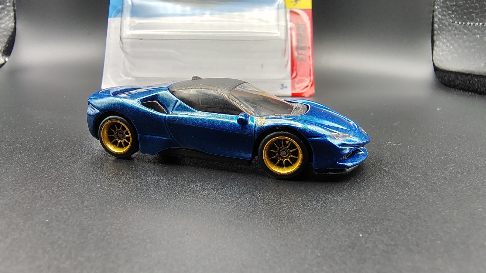 Hot Wheels Wheel Swap Ferrari Sf90 Stradale (Blue) 10SPG Wheels NoScalpCustoms