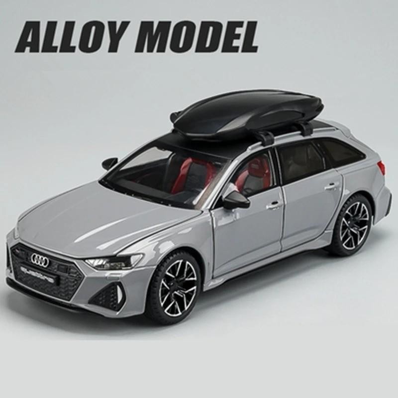 NEW 1:32 Diecast Model for Audi RS6 Avant Vehicle Car Toy Sound & Light Toy Gift
