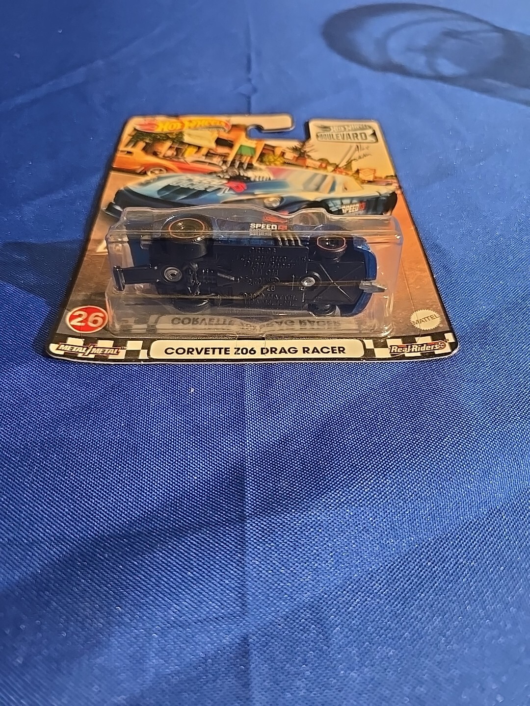 Hot Wheels Premium Boulevard Corvette Z06 Drag Racer Diecast 1:64 car