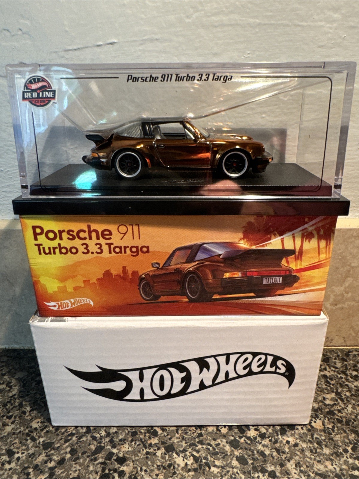 Hot Wheels RLC Exclusive 1988 Porsche 911 Turbo 3.3 Targa *BRONZE*