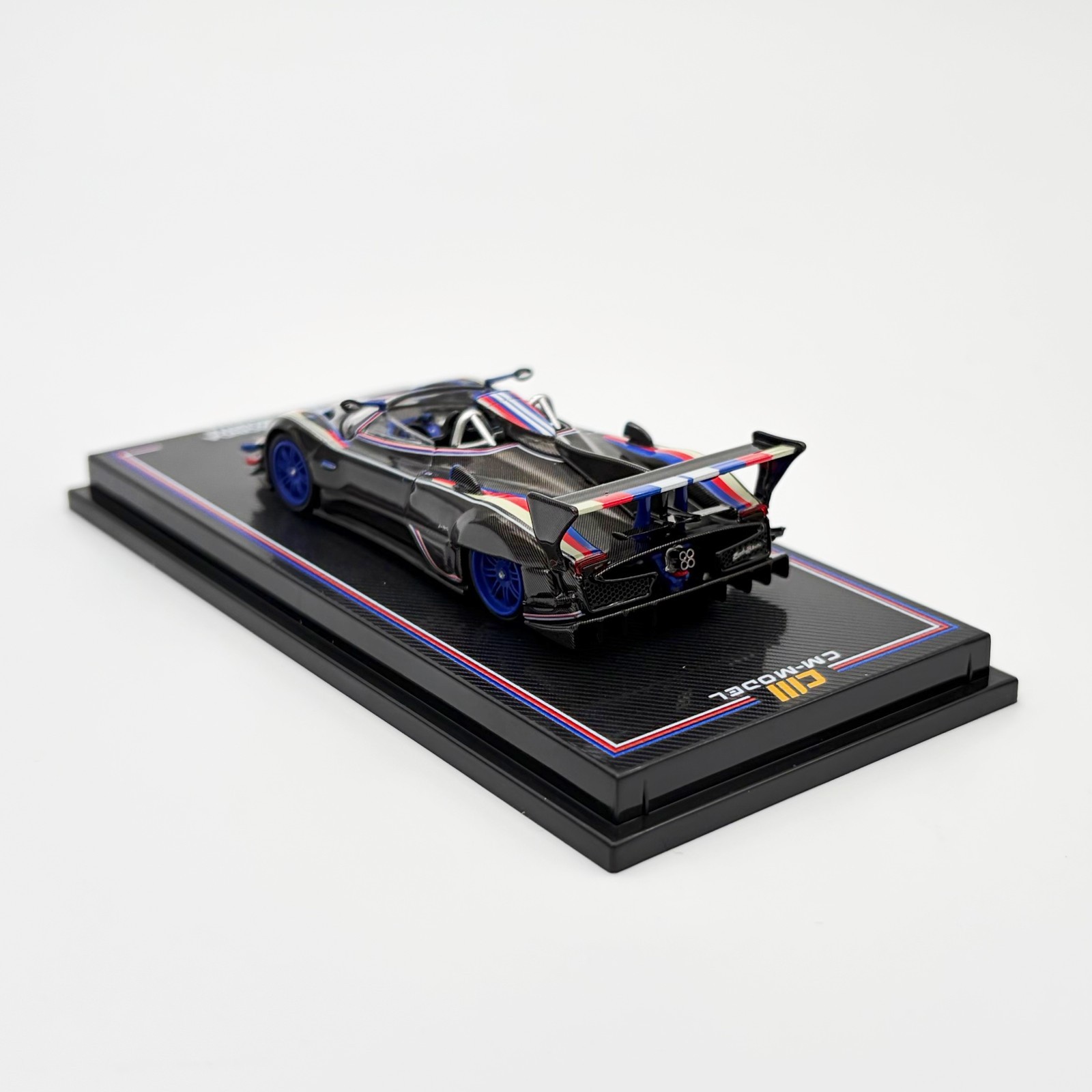CM-Model 1:64 Pagani Zonda Revo Barchetta – Carbon Fiber Black