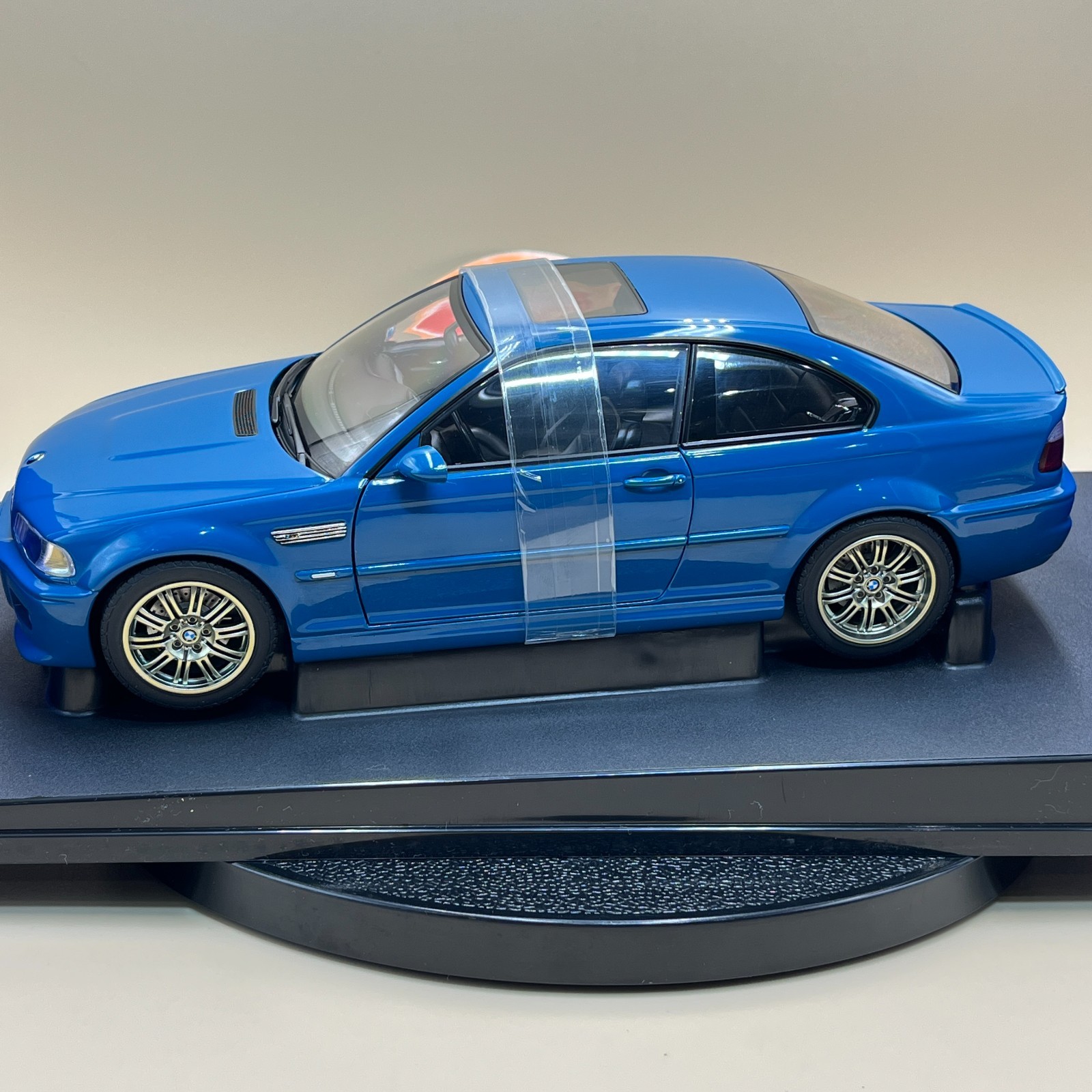 AUTOart 1/18 BMW M3 Coupe 2001 Laguna Seca Blue 70544 old diecast model