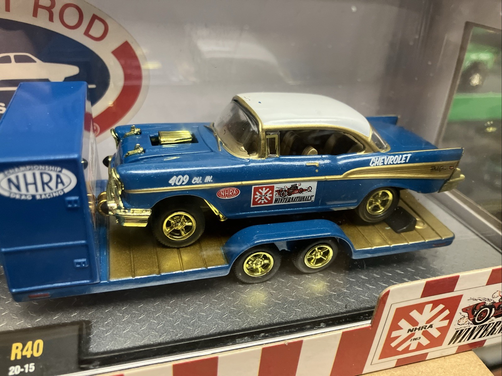 M2 NHRA 1958 Chevrolet Cameo Truck & 1957 Chevrolet Gasser CHASE in box