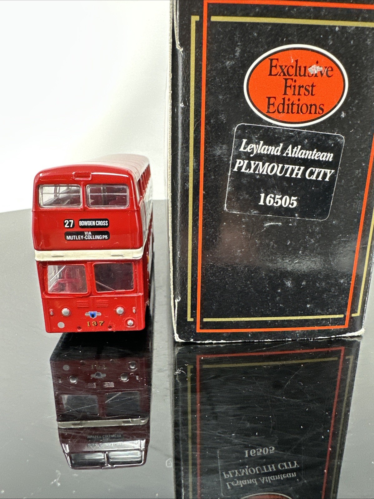EFE 16505 Leyland Atlantean MCW Plymouth City Bus 27 Bowden Cross Boxed 1:76 MIB