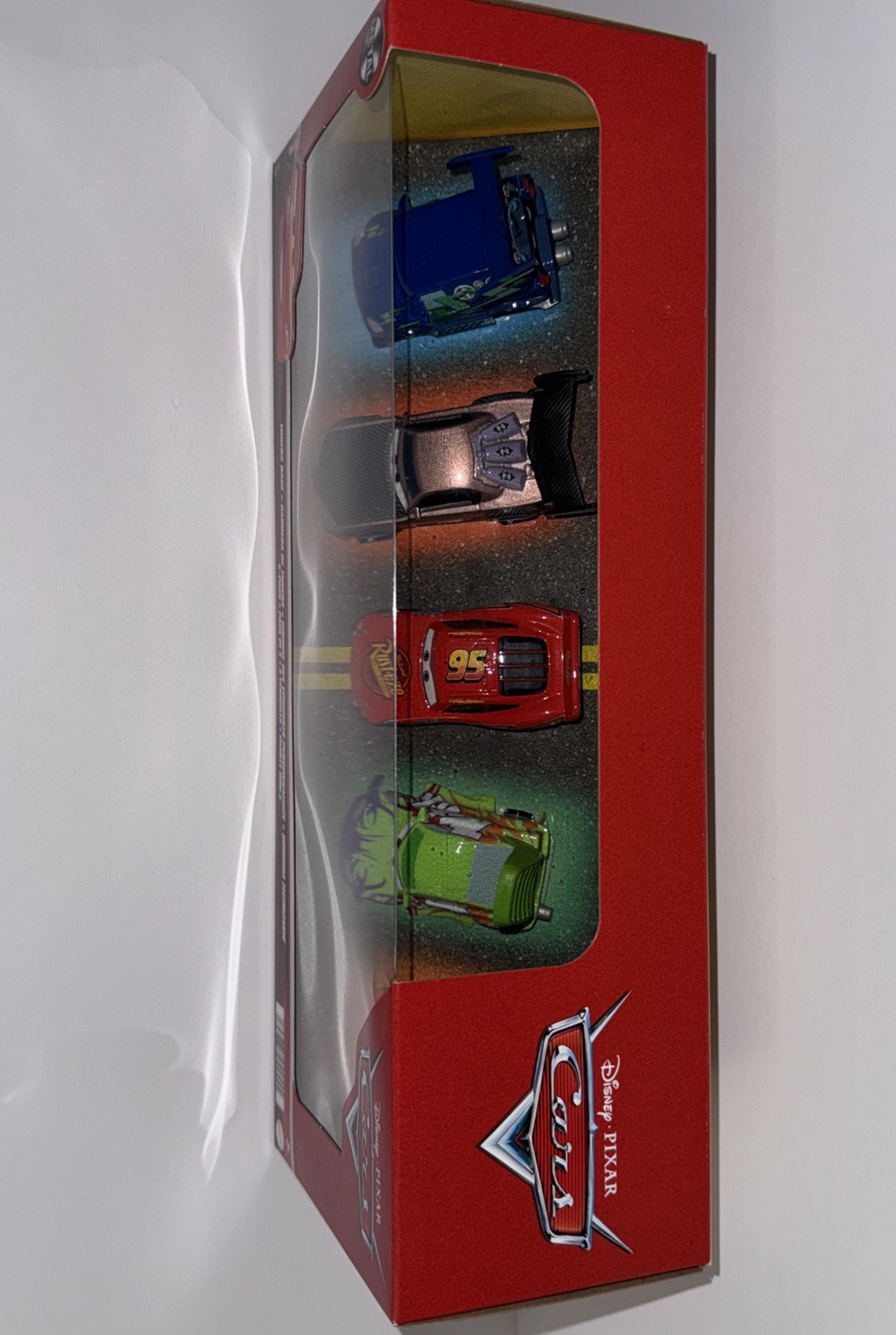 Disney Pixar Cars Tuners Race 5 Pack W/ DJ, Boost, Lt McQueen, Wingo & Snotrod