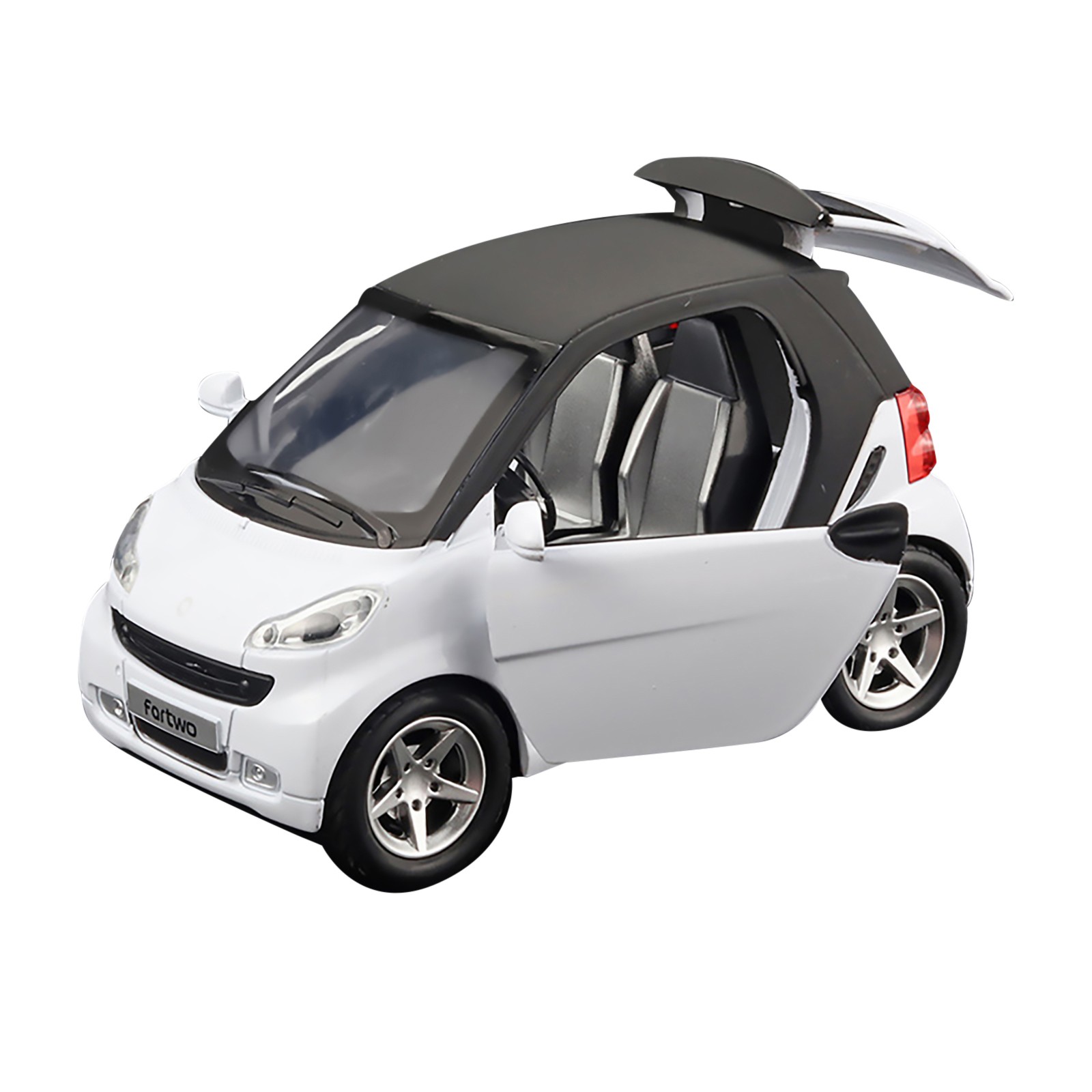 1:32 Car Model Diecast Toy Vehicle Collection Kids Pull Back For Smart ForTwo