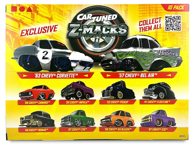 NEW 2025 CarTuned Z-Macks 10-Pack Die-Cast Set Collector Set Sealed