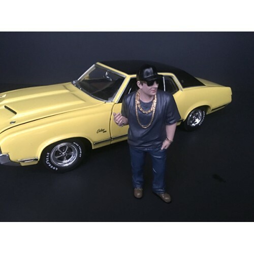 “HANGING OUT II” JUAN FIGURINE FOR 1/18 SCALE MODELS BY AMERICAN DIORAMA 38185