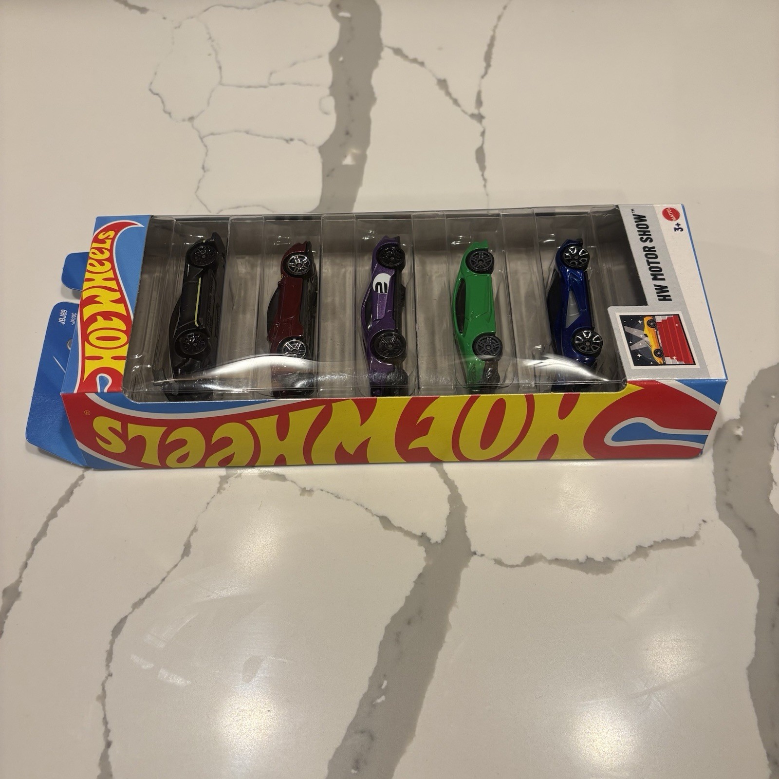 Hot Wheels 2025 HW Motor Show 5 Pack Aston Martin Ferrari Ford Lamborghini Lotus