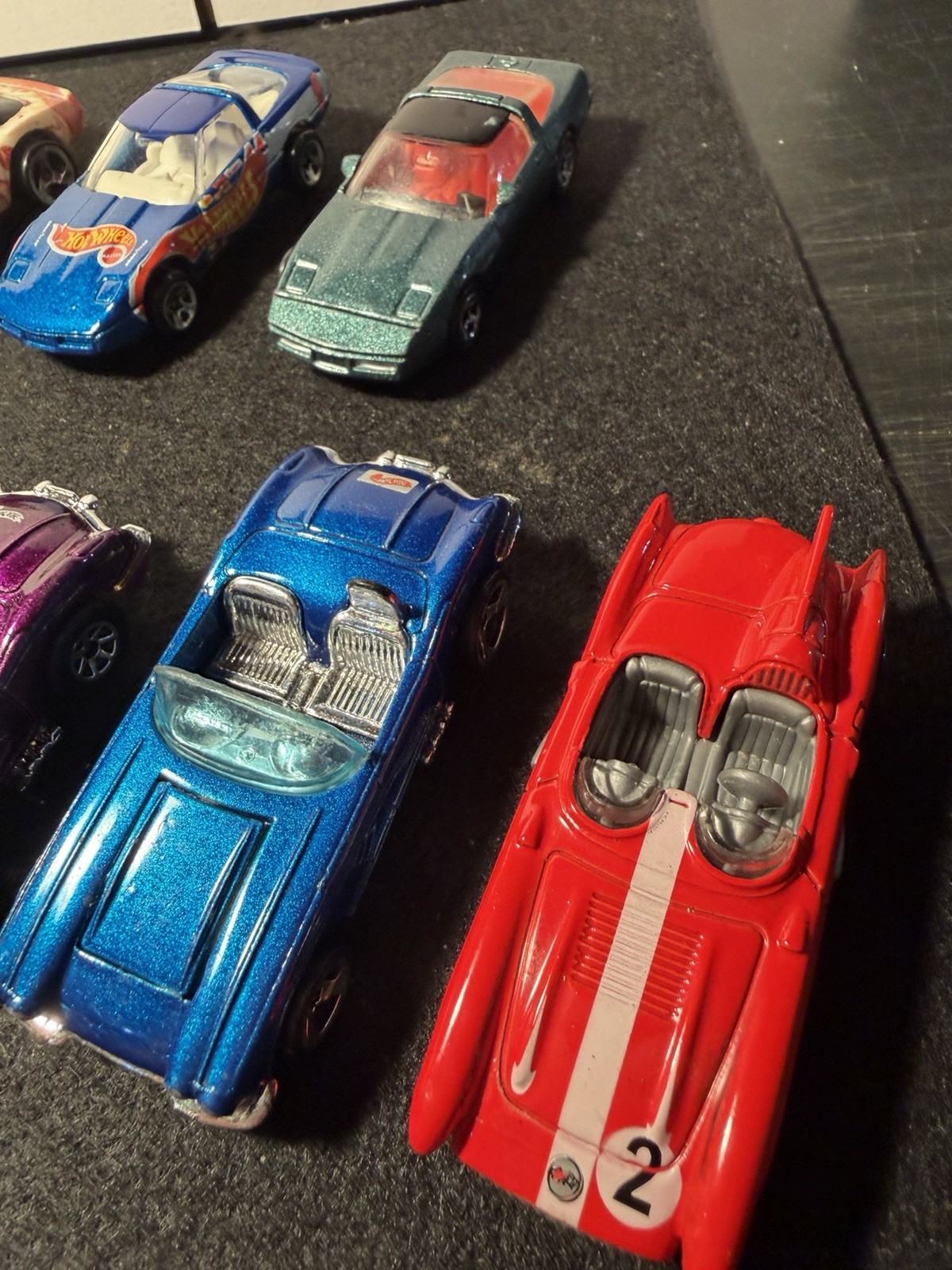 Hot Wheels LOT of 11 Corvette cars loose-all diff see photos please
