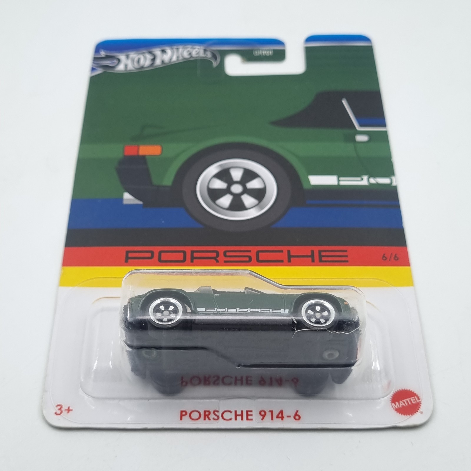 HOT WHEELS 2024 PORSCHE SERIES #6 CHASE PORSCHE 914-6 W/ PROTECTOR