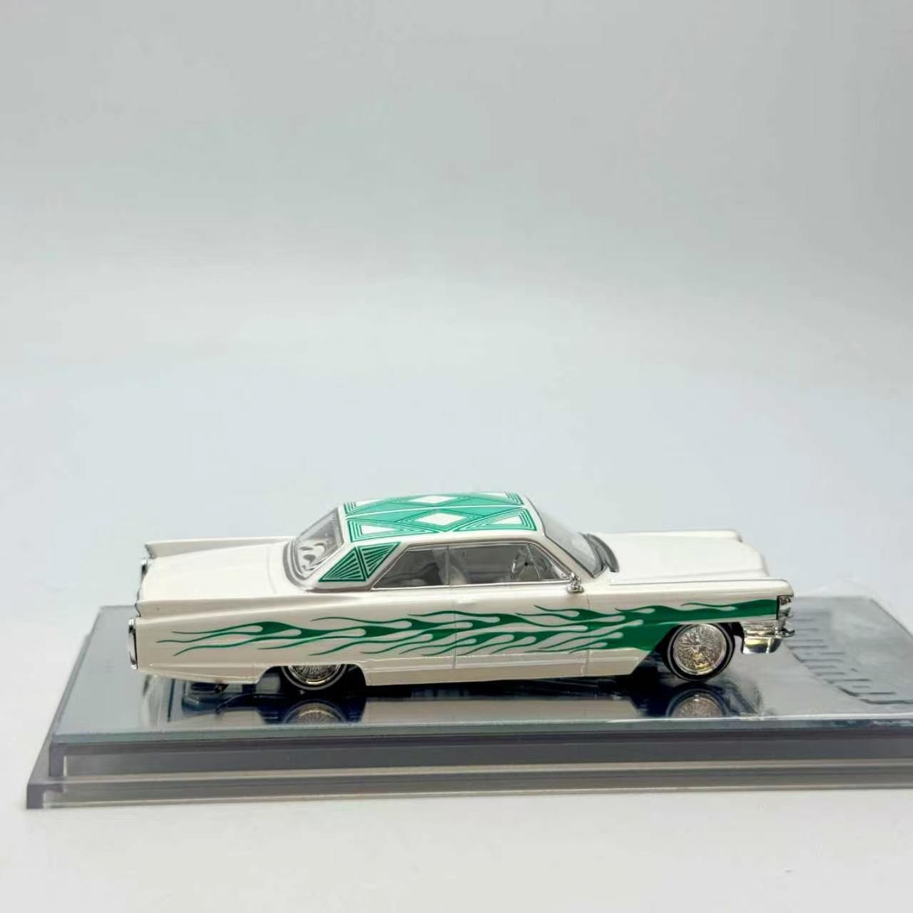 97M 1:64 1964 Coupe Coupe DeVille LowRider Diecast Model Car