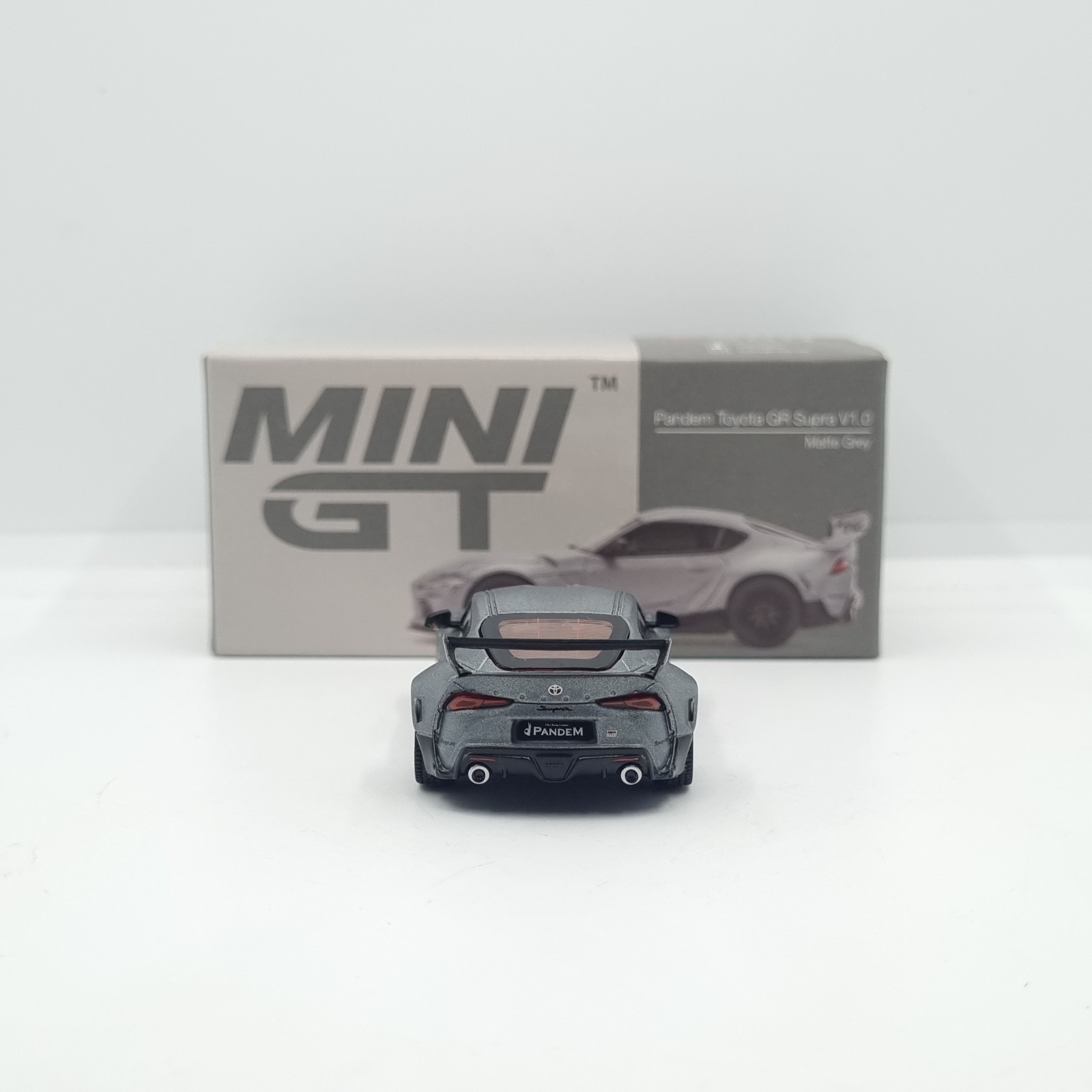 Mini GT Pandem Toyota GR Supra V1.0 Matte Grey RHD MGT00250-R