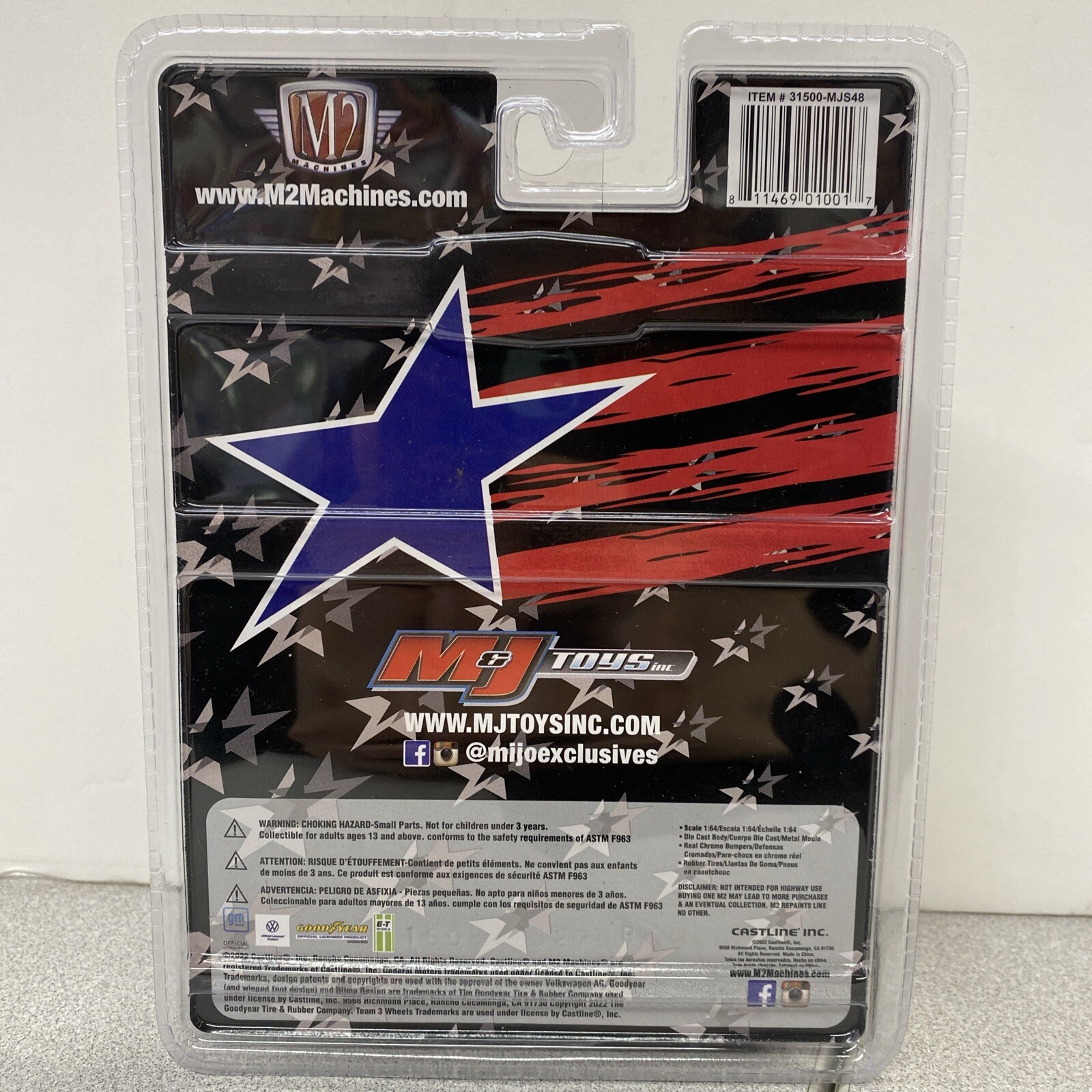 M2 Machines MiJo Exclusives – 1960 Volkswagen Delivery Stars and Stripes 2022