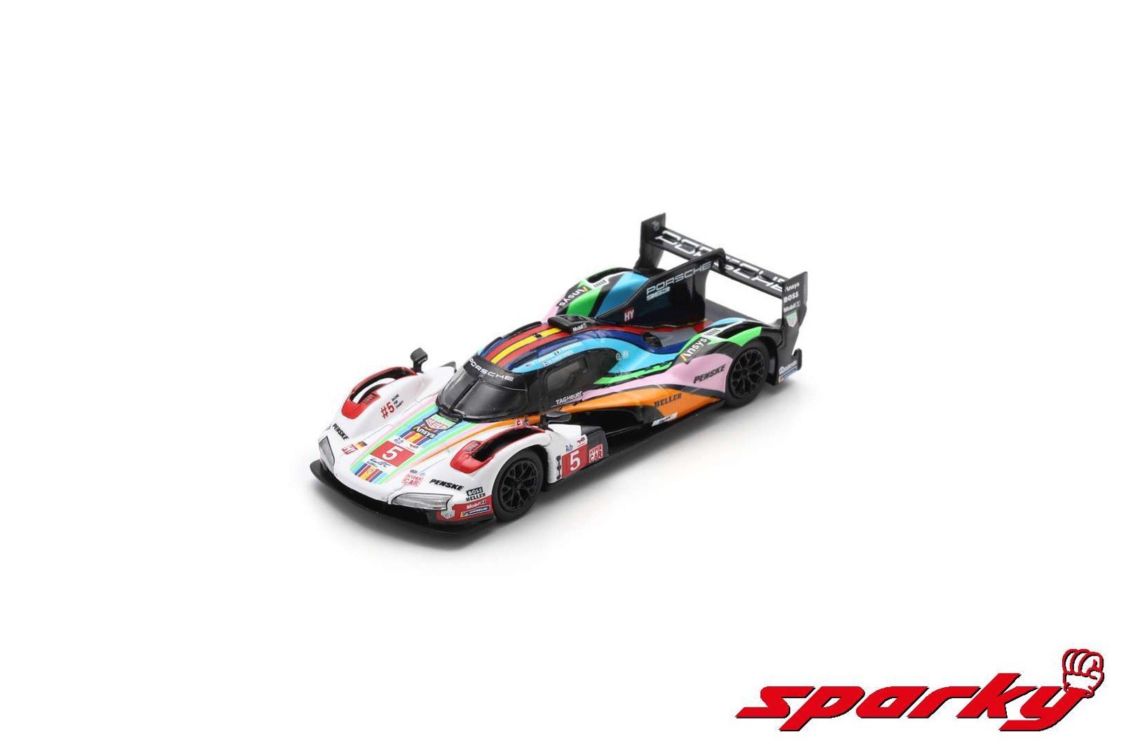 Sparky 1/64 Porsche 963 #5 PORSCHE PENSKE MOTORSPORT Le Mans 24H 2023 Diecast
