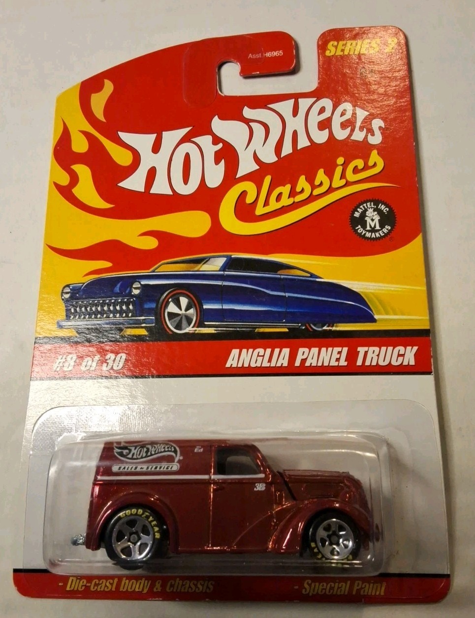 2005 Hot Wheels “CLASSICS” Series 2 – ANGLIA PANEL TRUCK #8 of 30 (Red)