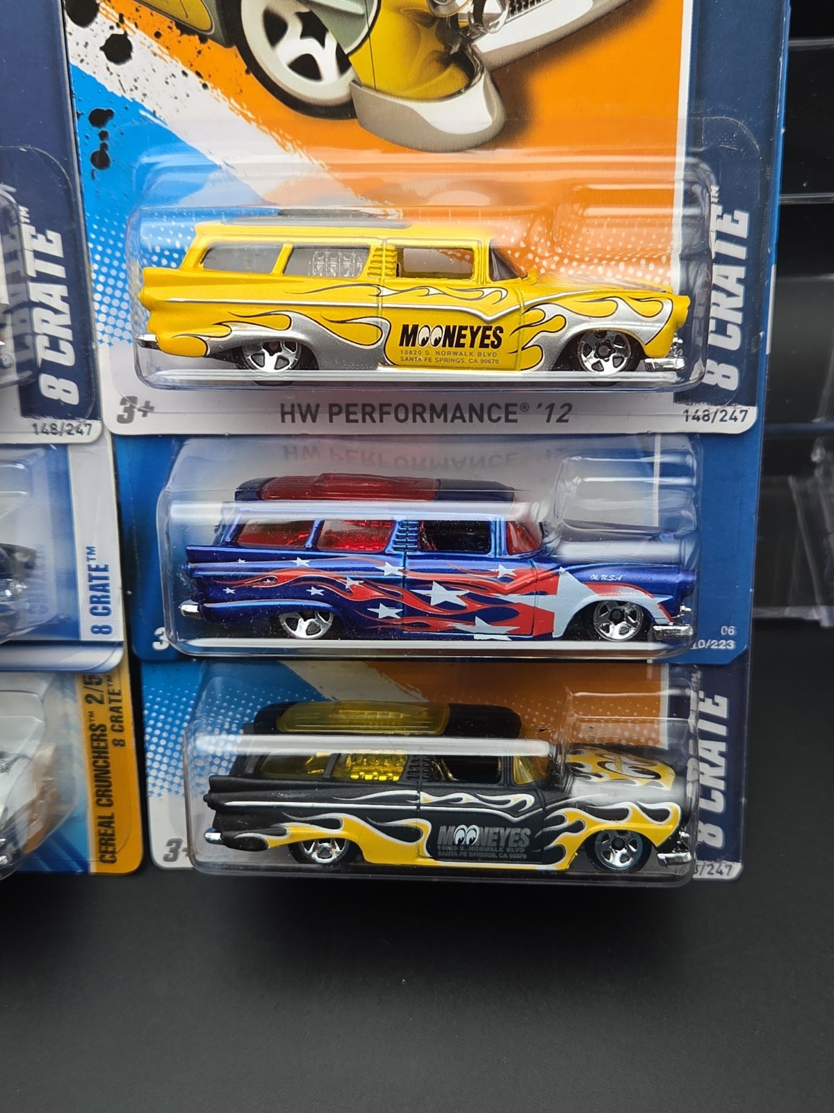 Hot Wheels 8 Crate Mooneyes Variations Lot Of 6