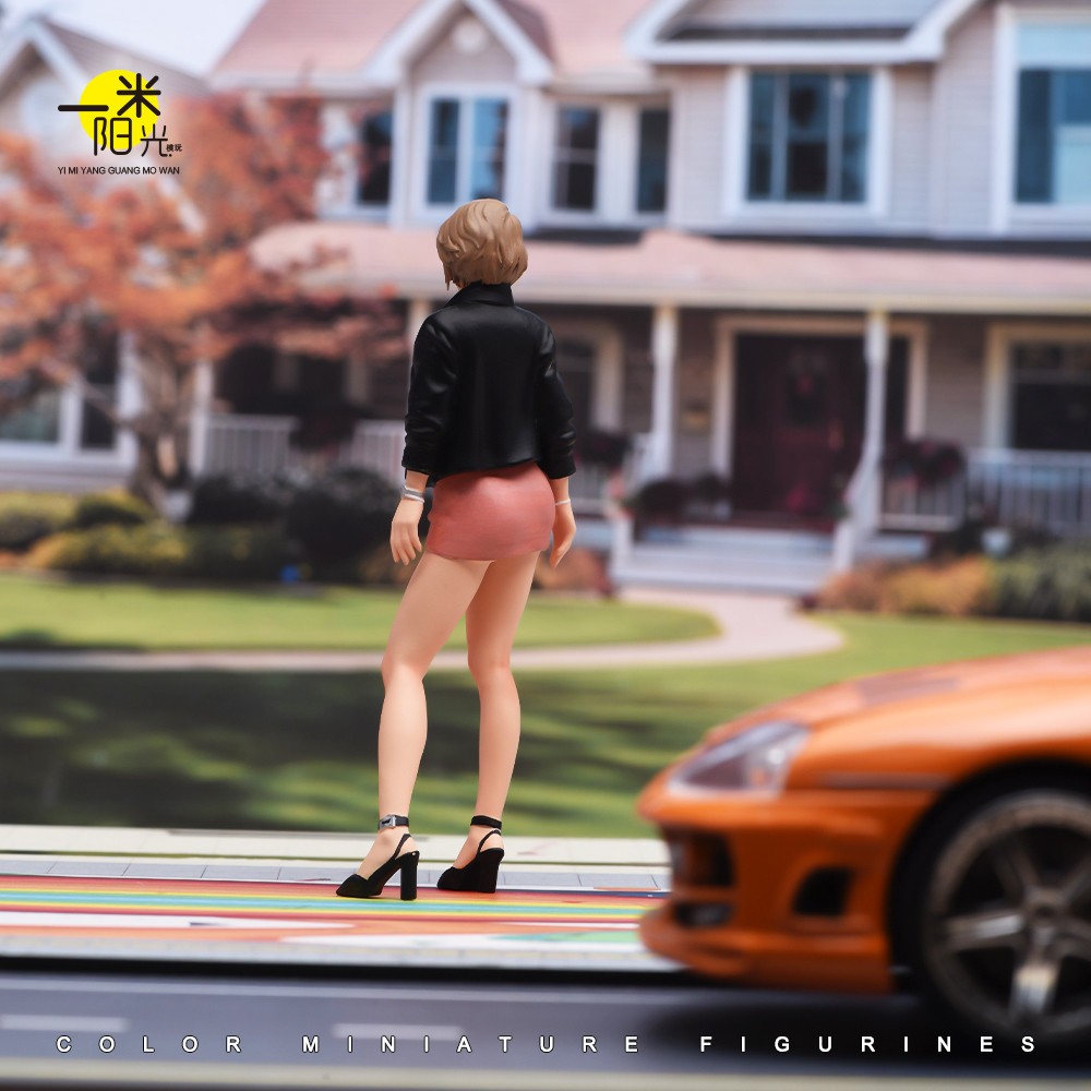 1/18 Sexy Mini skirt Dress Female Girl Scene Miniature Figure Doll Model Gift