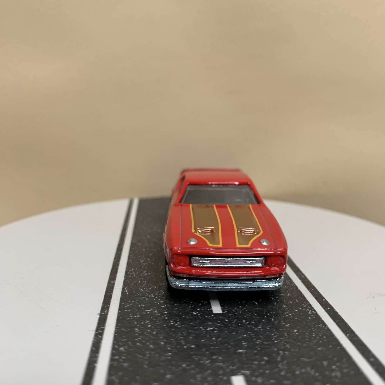 2014 Hot Wheels 50 Years Series #3/8 1971 Ford Mustang Mach 1 Red w/5sp NM