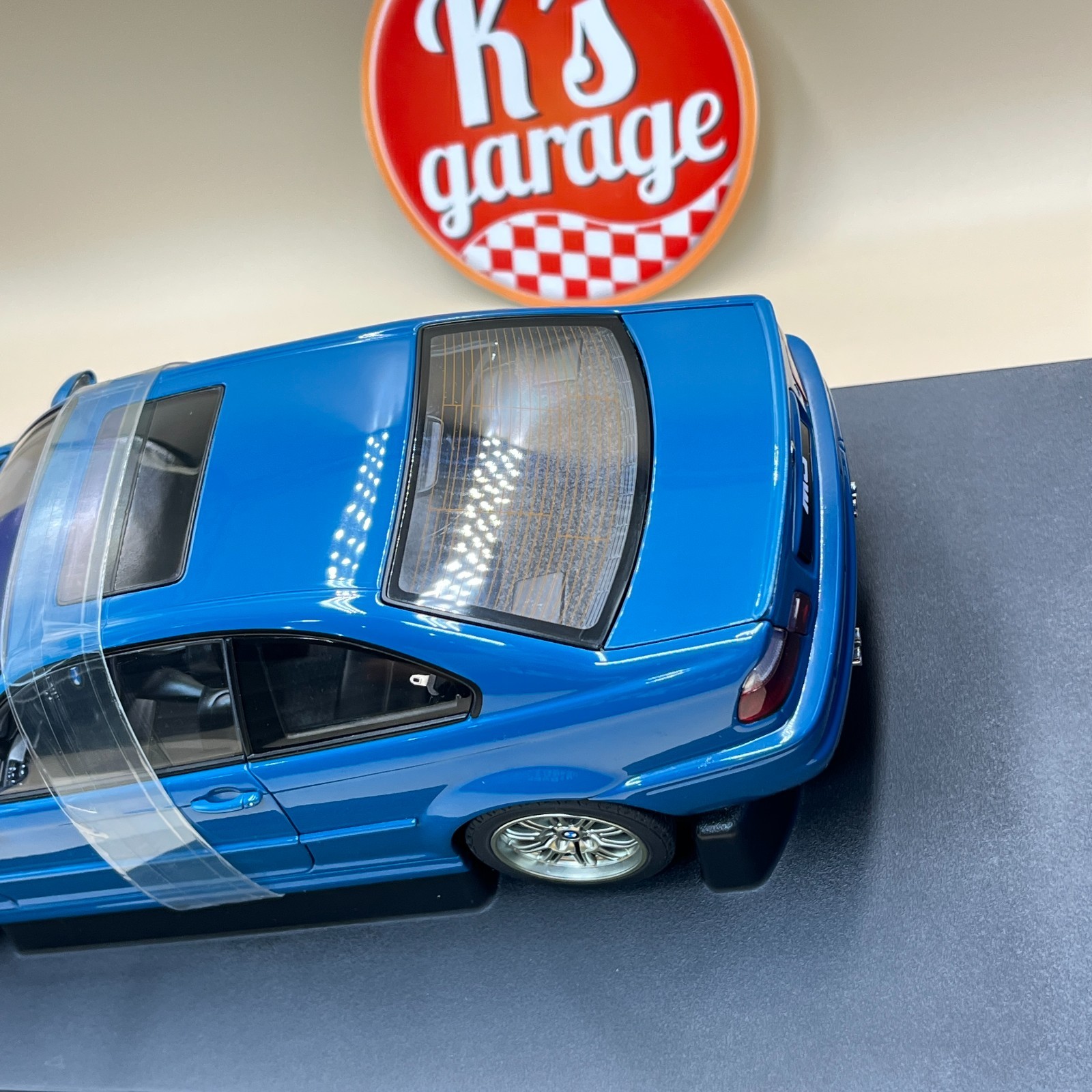 AUTOart 1/18 BMW M3 Coupe 2001 Laguna Seca Blue 70544 old diecast model