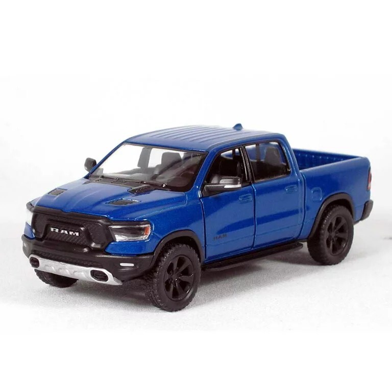 (5413) 5″ Die-cast: 2019 RAM 1500 Pickup Truck (BLUE) 1/46 Scale