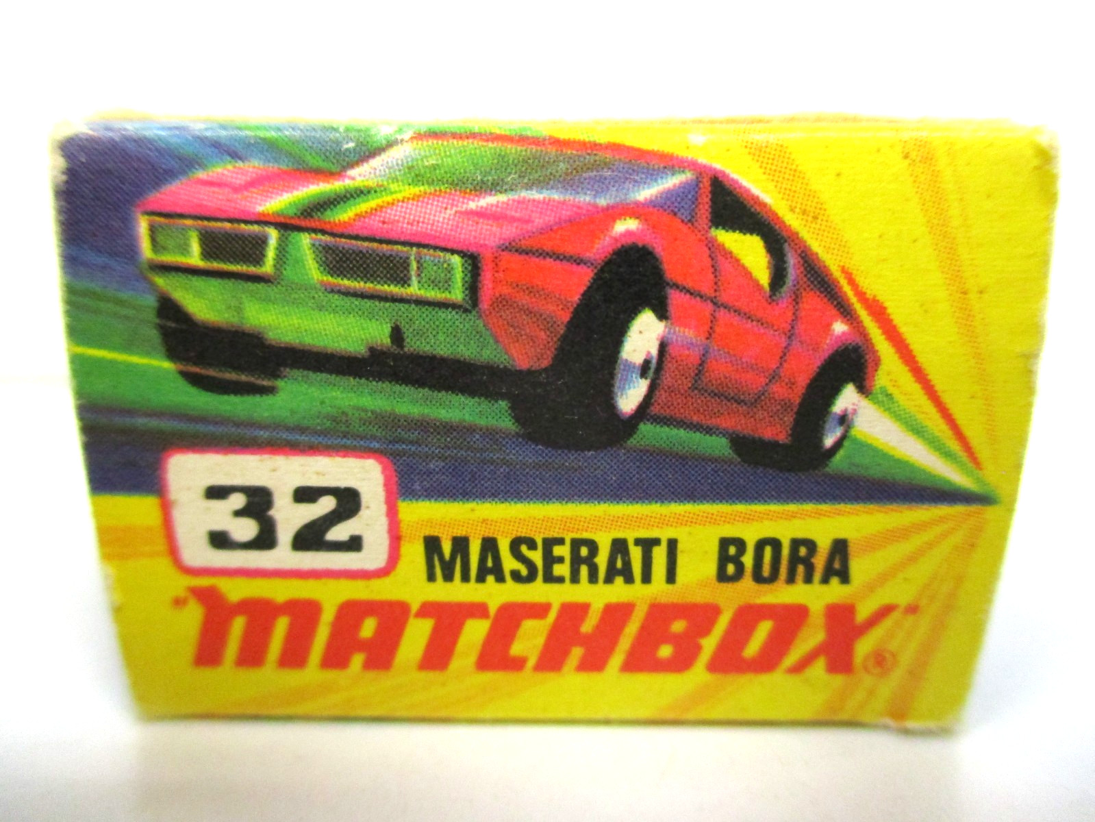 LESNEY MATCHBOX SUPERFAST #32 – MASERATI BORA – BOX