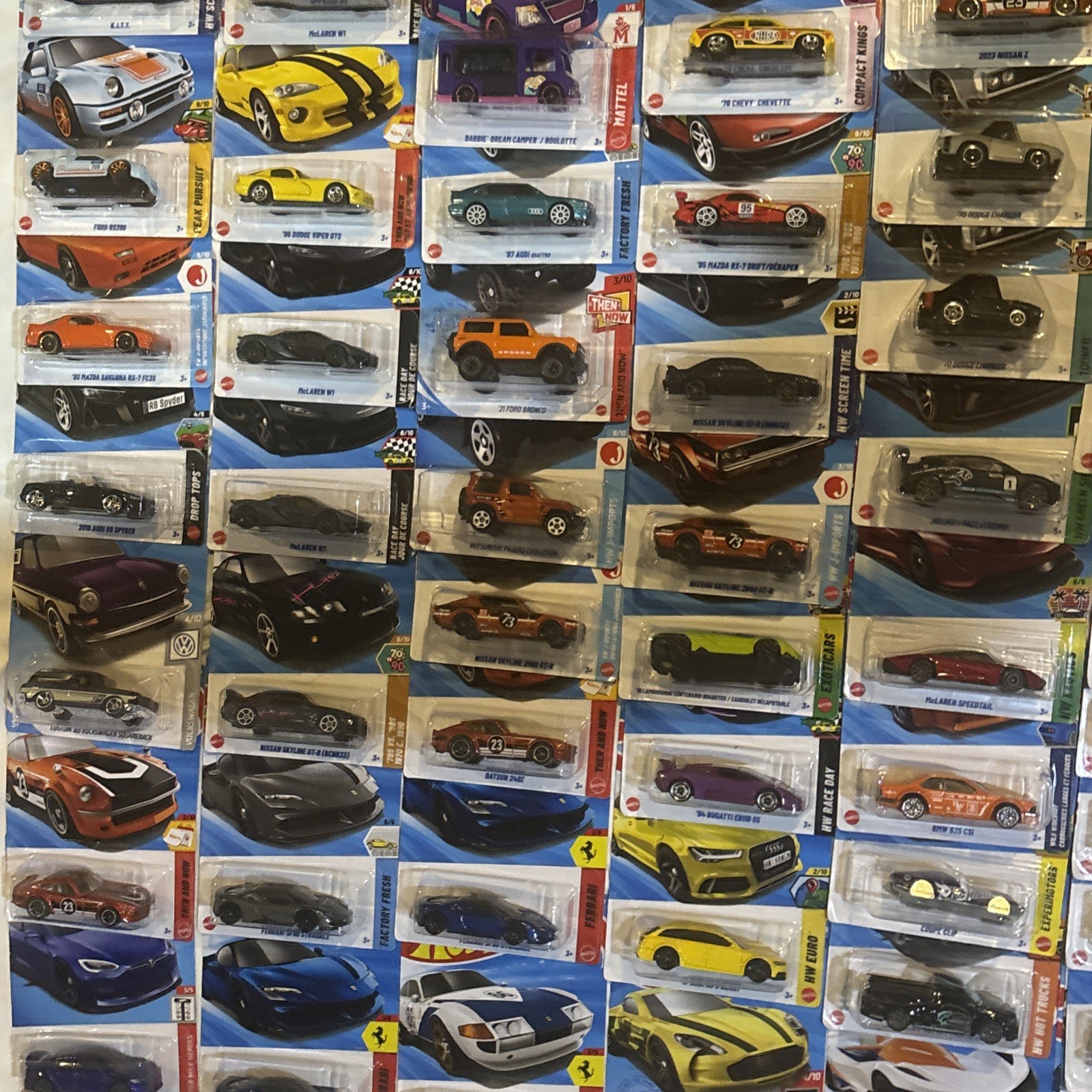 Huge Lot Of 160 Hot Wheels JDM Cars And Luxury Cars Nissan Honda Toyota Ferrari