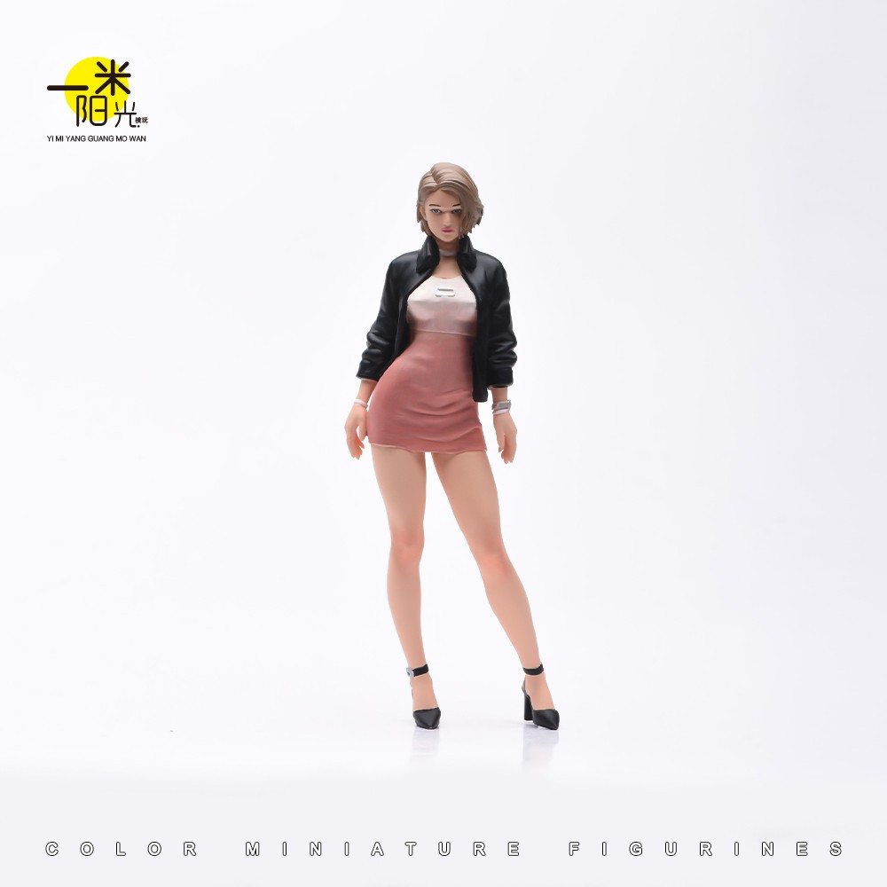 1/18 Sexy Mini skirt Dress Female Girl Scene Miniature Figure Doll Model Gift