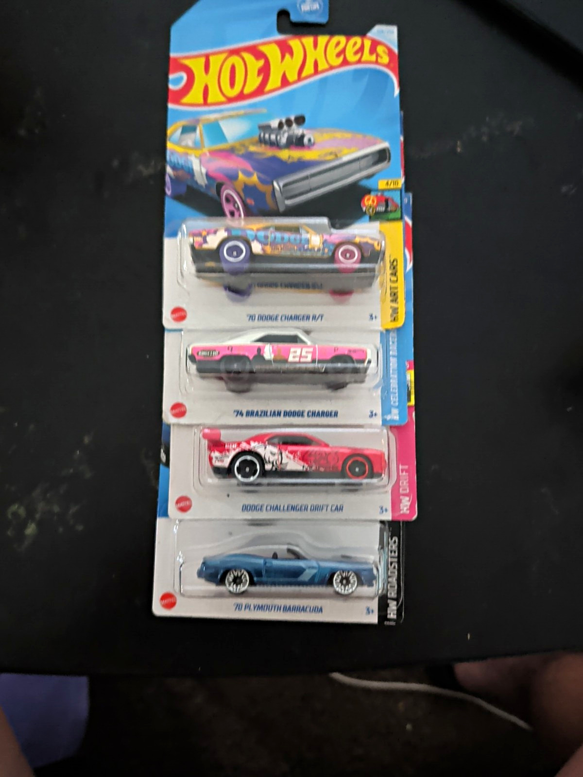 Hot Wheels HW Art Cars 1:64 1970 Dodge 70 Charger R/T Diecast 2025 Unopened Box