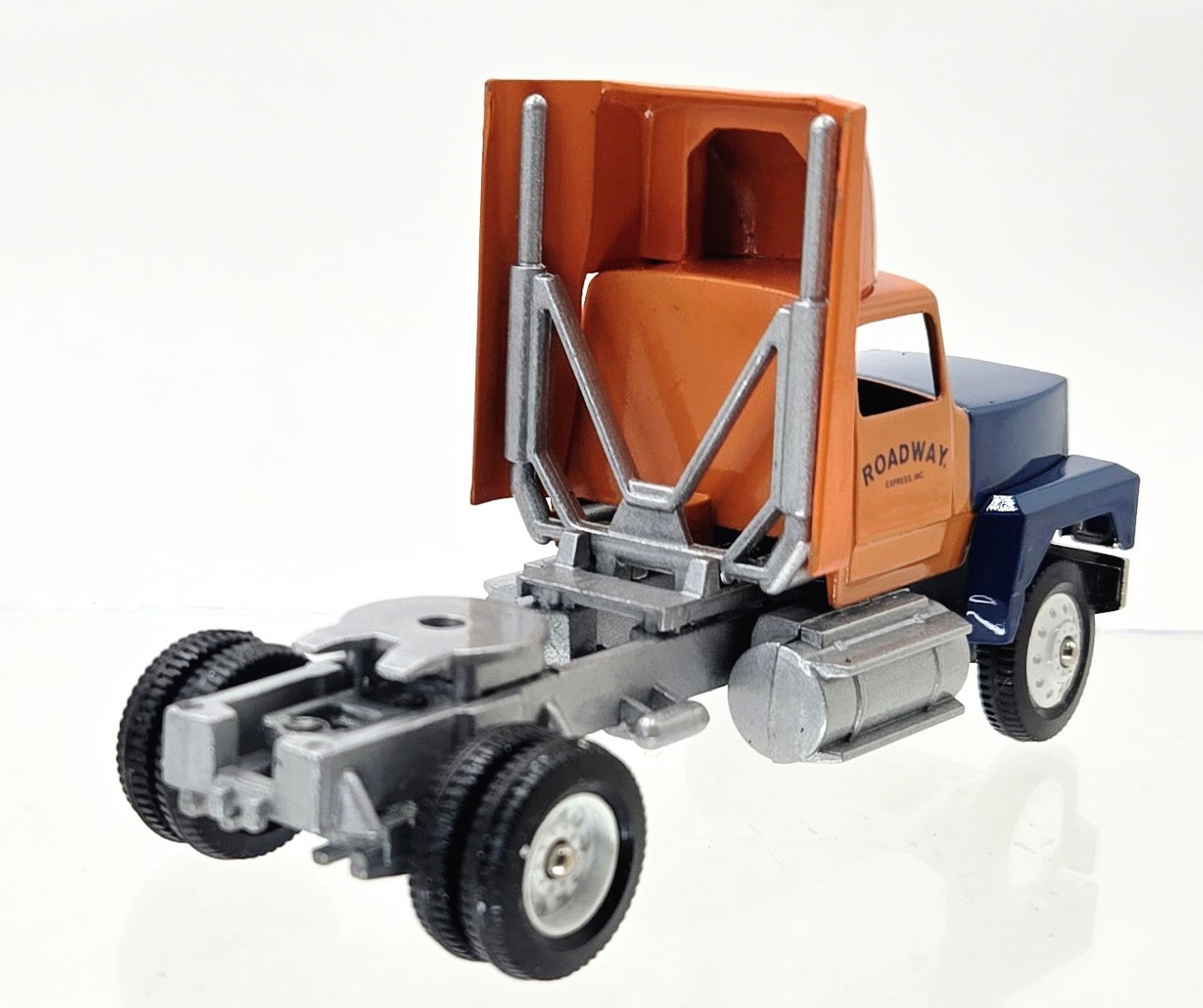 Vtg 1992 Winross Roadway Express Double Trailers 1:64 Diecast Semi Truck Set NOS