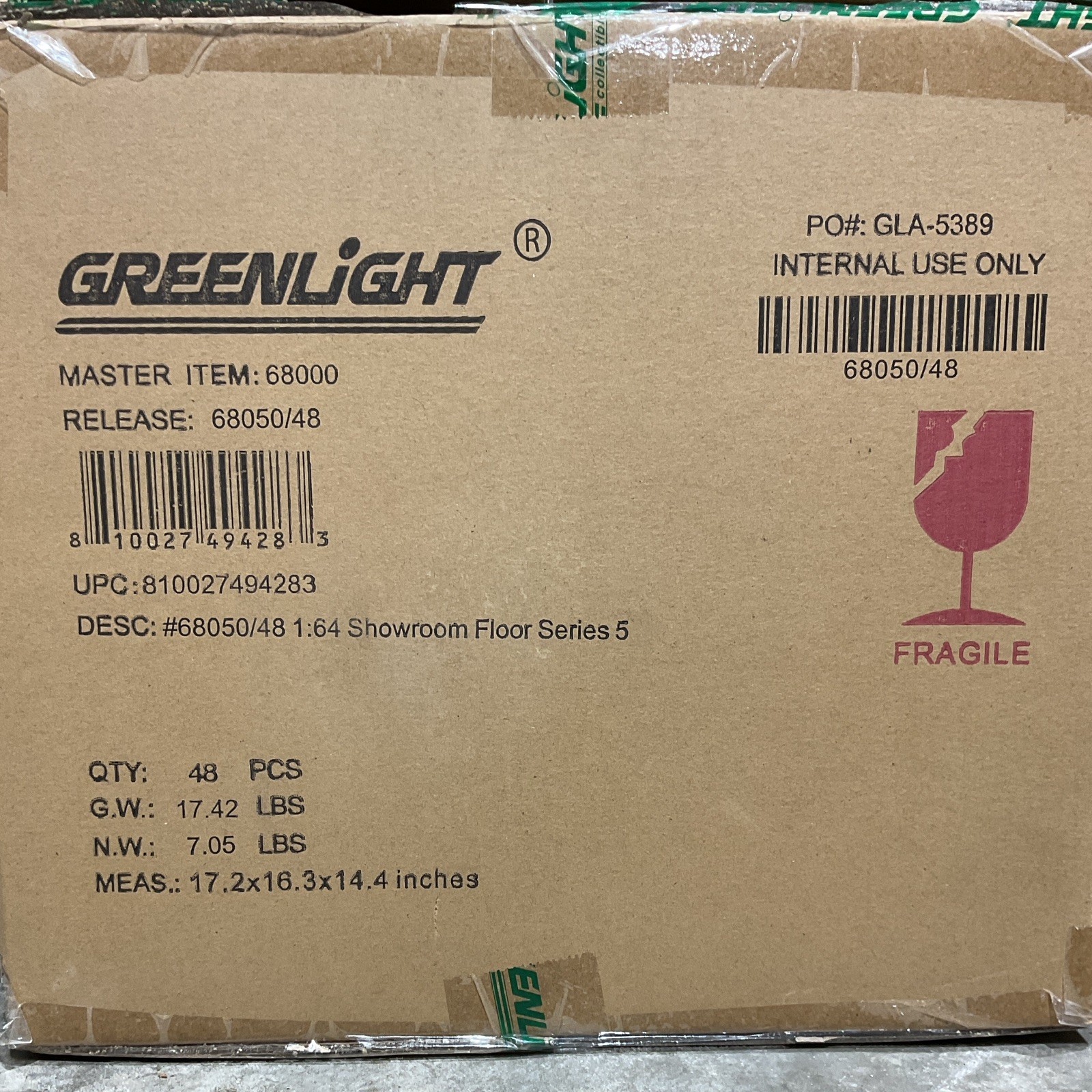 Greenlight Showroom Floor Series 5 1:64 Diecast Vehicles Cases