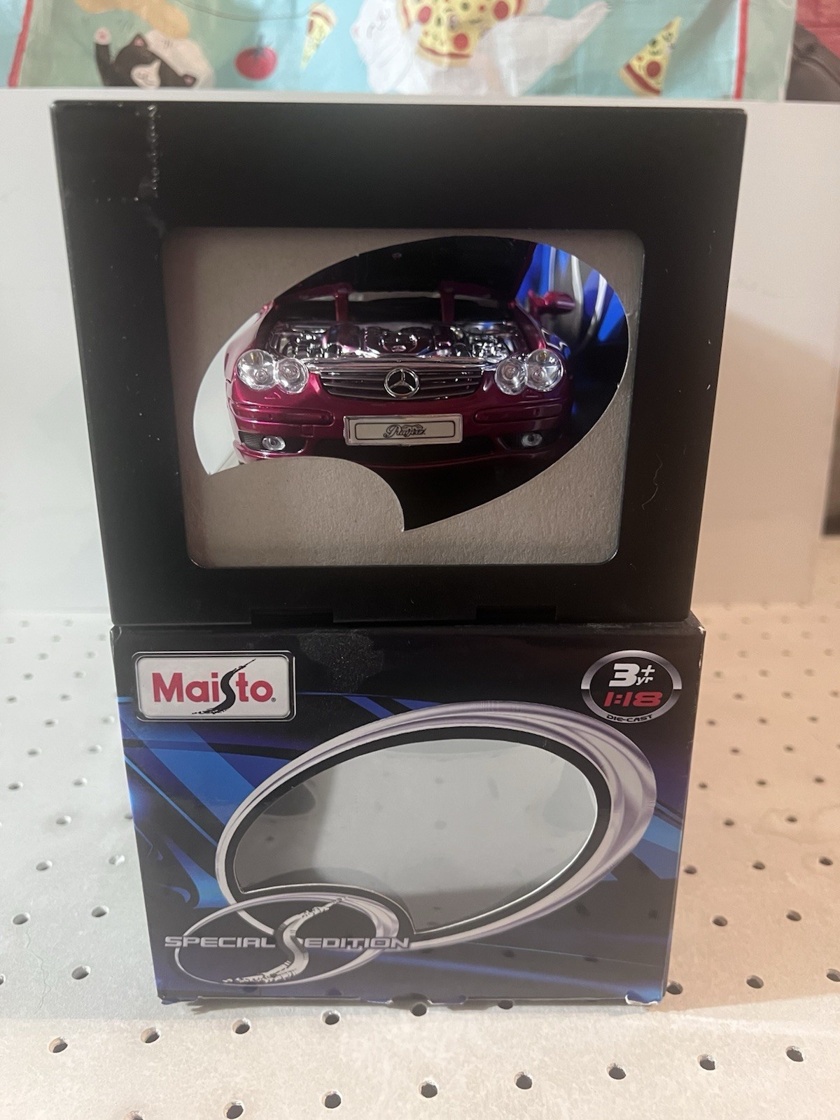 Maisto Special Edition 1:18 Mercedes-Benz SL55 AMG Diecast Car Red