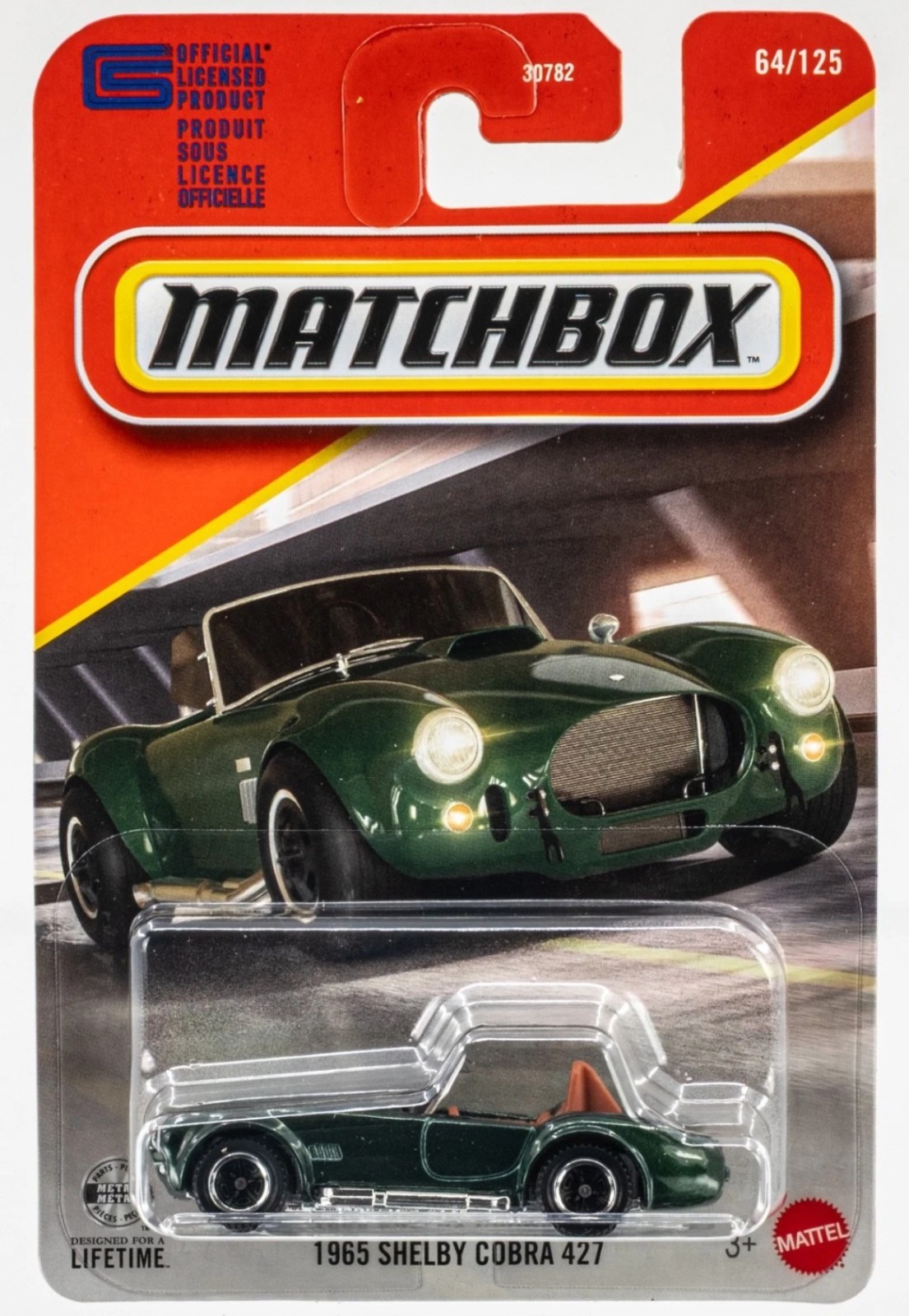 2026 Matchbox #64 1965 Shelby Cobra 427 DARK GREEN METALLIC | FSC