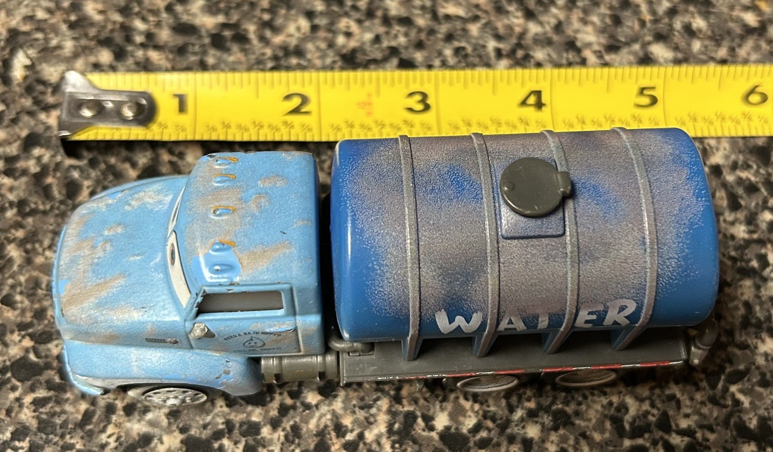 Disney Pixar Cars 1:55 Die Cast Mr. Drippy Water Truck Mattel Toy