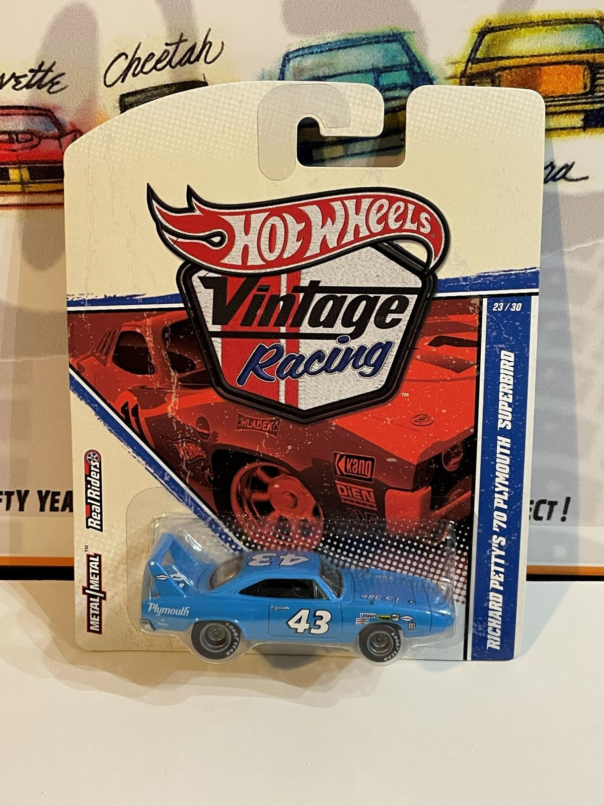 Hot Wheels Vintage Racing Richard Petty’s 70 Plymouth Superbird 23/30