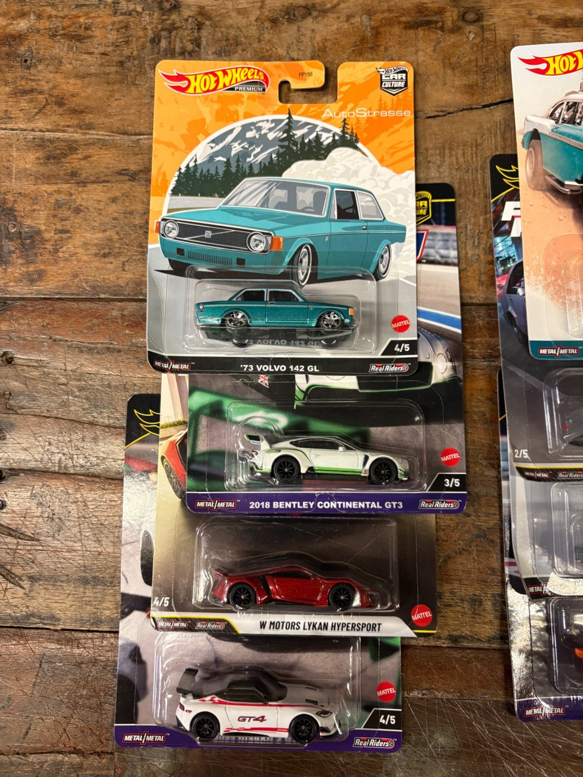 Lot of 12 Premium Line Hot Wheels Exotics Muscle NEW DAMAGED PACKAGING