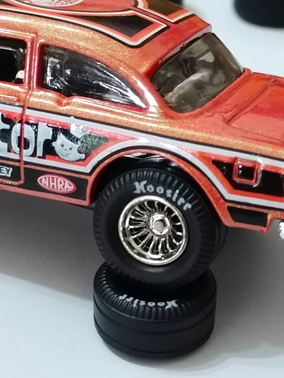 1/64 Letters Piecrust Rubber Tires Real Riders Hot Wheels Matchbox Chevy Gasser