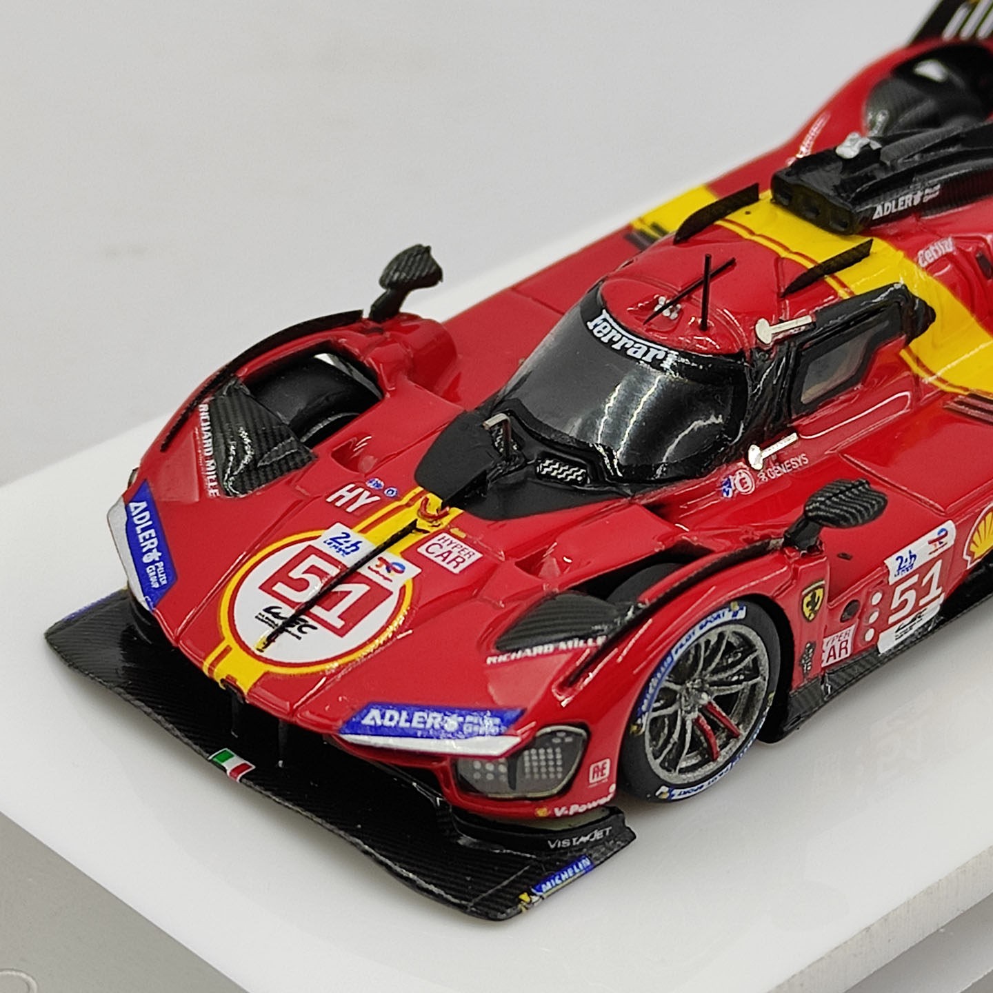 1: 64 Scale Ferrari STAR 499P Red # 50 # 51 Le Mans Racing Resin Car Model