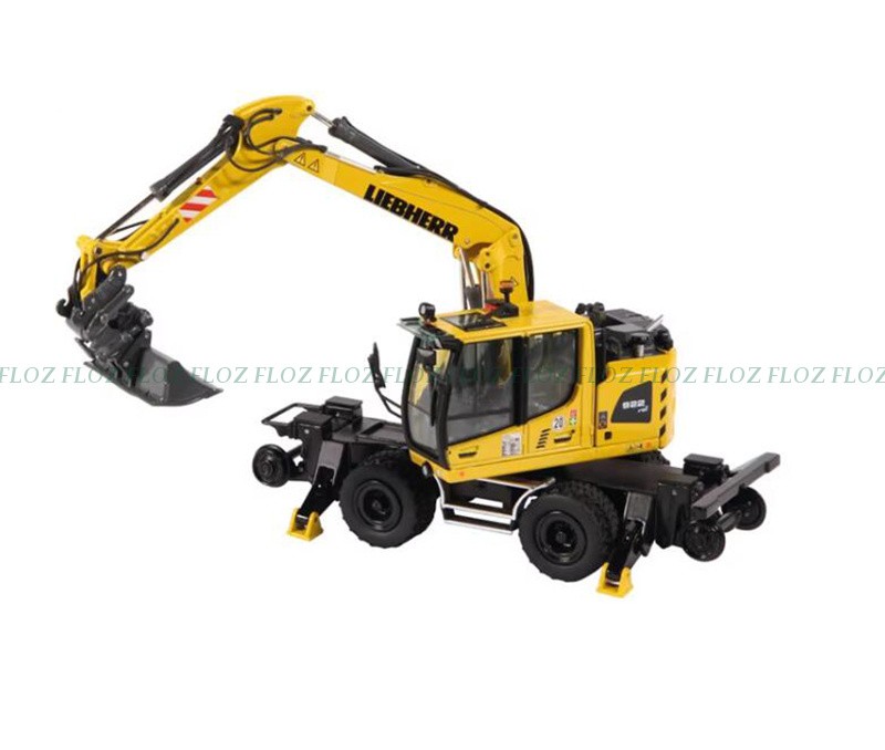 for NZG for Liebherr A922 Rail Litronic Mobile Excavator 1:50 Truck Pre-built