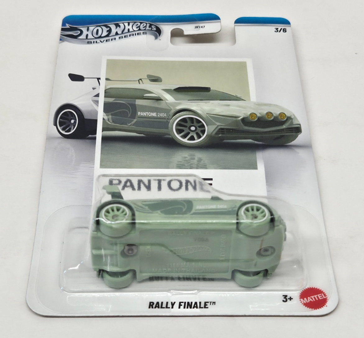 RALLY FINALE – Pantone 2404 – Mattel 2026 Hot Wheels Silver Series #3/6 IN STOCK