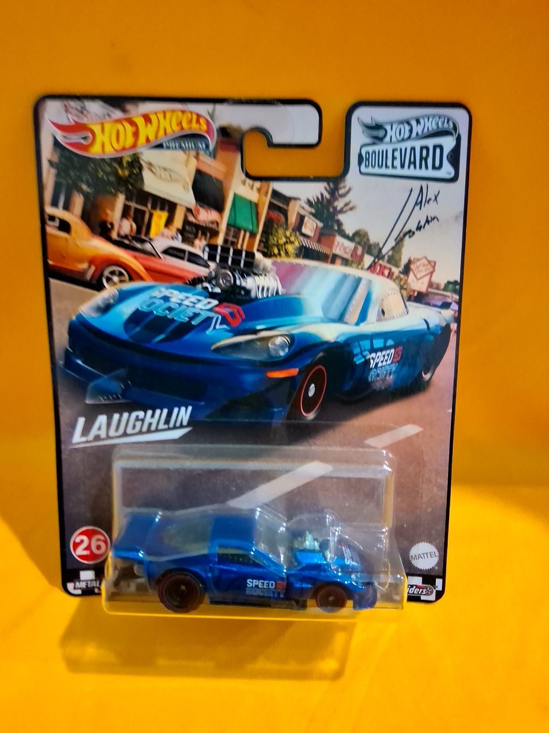 Hot Wheels Boulevard 1:64 Corvette Z06 Drag Racer Laughlin Model GRL96🔥X9