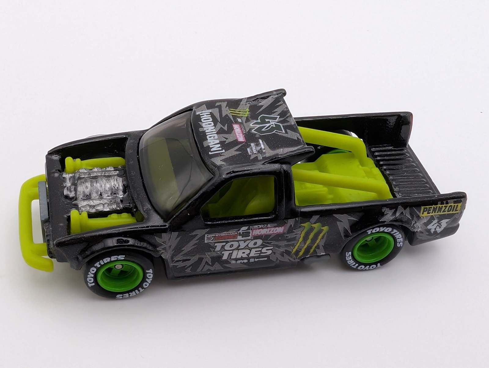 Hot Wheels CUSTOM Hoonitruck Limited Grip Monster Energy HOONIGAN Toyo Tires