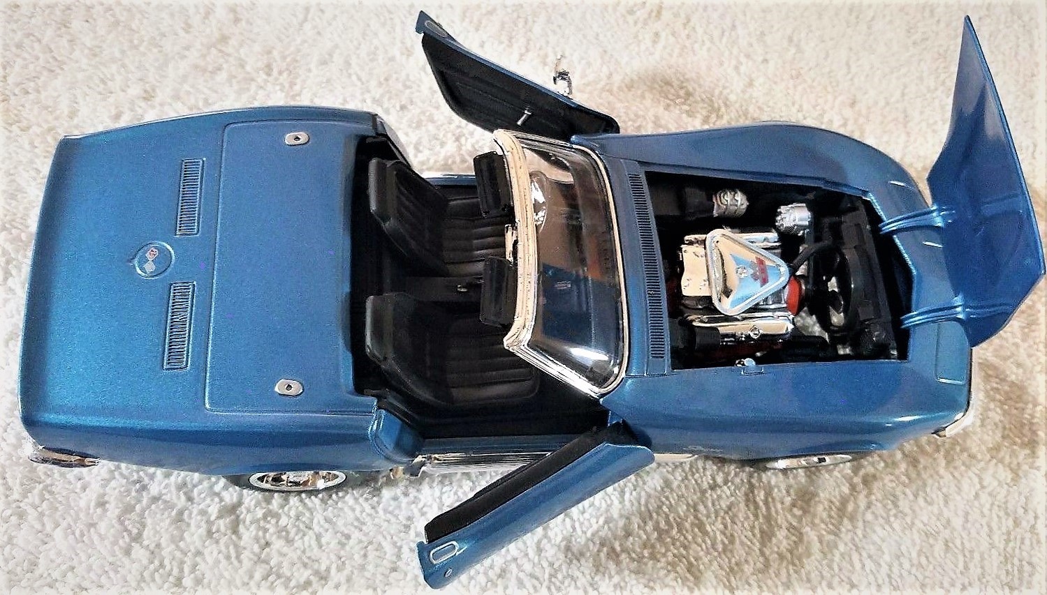 Corvette Chevrolet55Chevy57StingRay1963Race Car1:18Classic24Hot Rod12Model1972