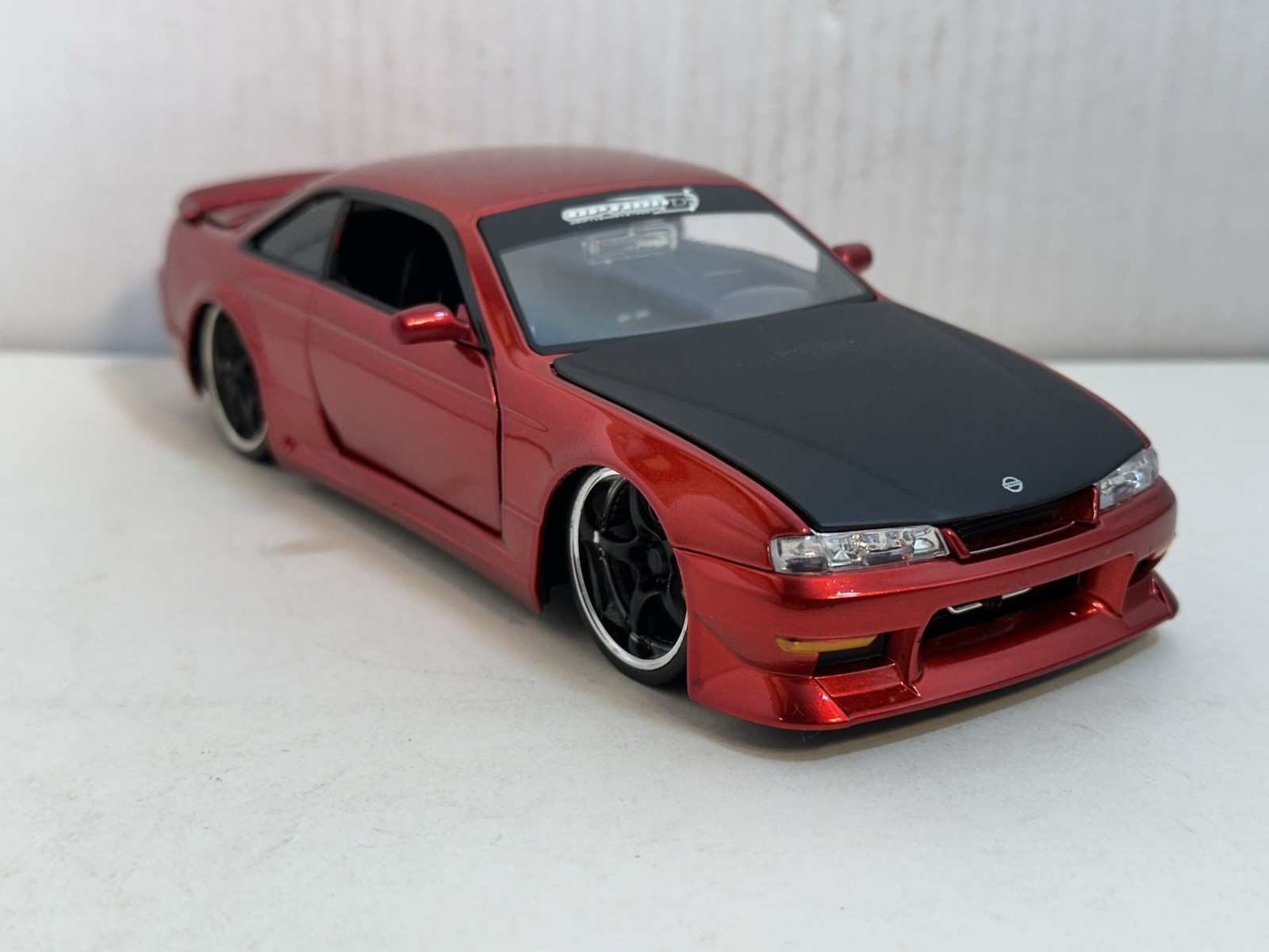 JADA OPTION D 1998 NISSAN 240SX (S-14) RED 1:24 DIECAST MODEL CAR NEW NO BOX