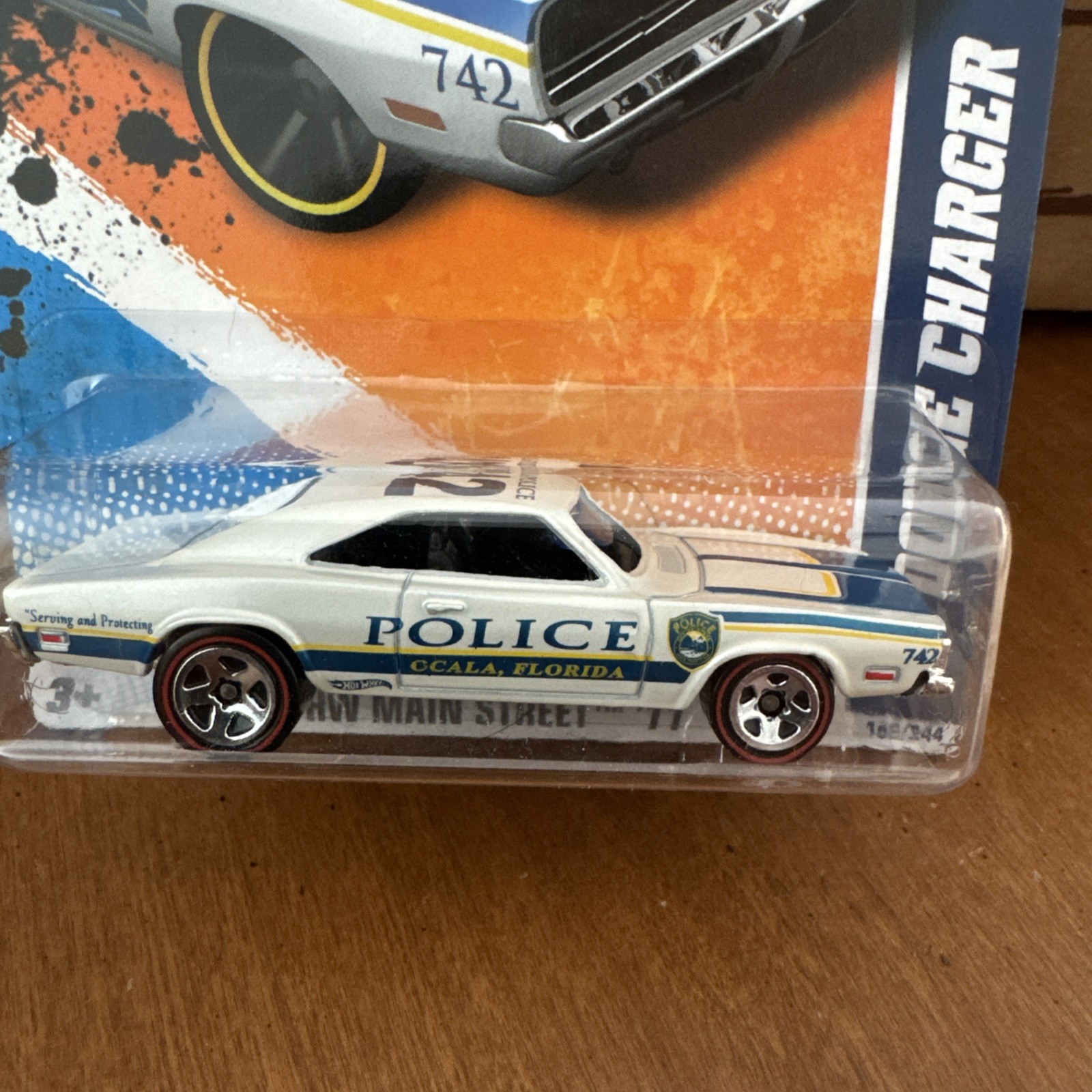 (2) Hotwheels HW Main Street Police Cars Read Description